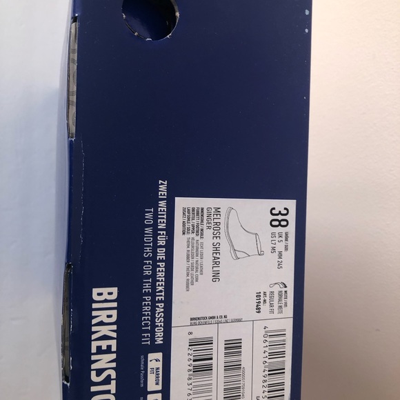 Birkenstock Melrose Genuine Shearling Suede Leather Boot. Size: 7, 38 - Picture 11 of 11